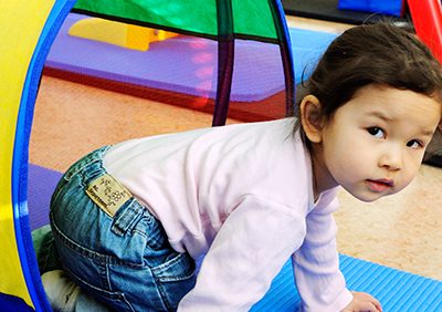 Tunnel play for physical development